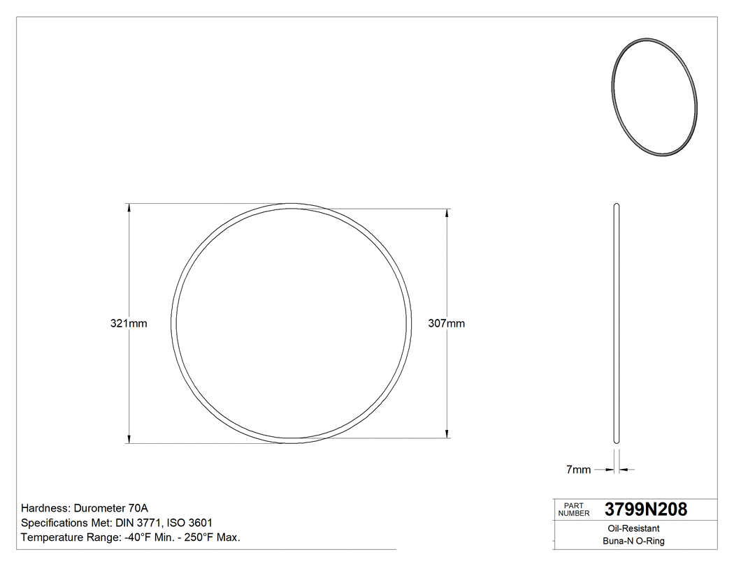 Technical drawing - 3799N208